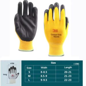 כפפות עבודה 3M Comfort Grip - גמישות ונוחות לאחיזה משופרת