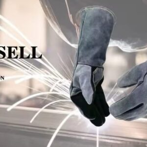 כפפות ריתוך ארוכות עמידות בחום והתזות