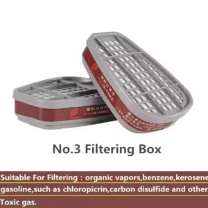 זוג מסנני No.3 להגנה מפני אדים אורגניים, בנזין וכימיקלים