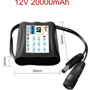 מצבר ליתיום 12V 20000mAh