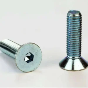 בורג אלן ראש שקע (שטוח) – נירוסטה