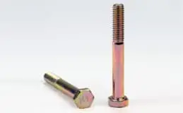 בורג פלדה ראש משושה – הברגה מלאה/חלקית