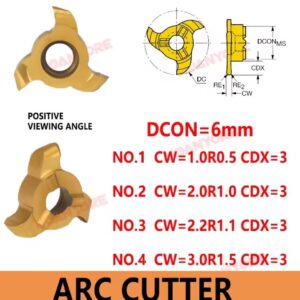 כרסום רדיוס 6 מיימ