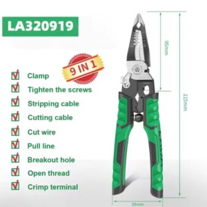 פליירים רב- תכליתיים LAOA  לעבודות התקנה חשמלית 9 ב-1 ו-6 ב-1