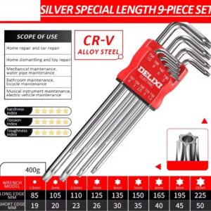 סט מפתחות אלן וטורקס DELIXI מקצועי