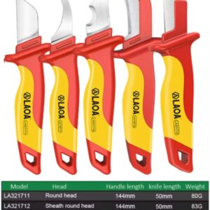 סכין חשמלאים מבודדת מקצועית LAOA VDE