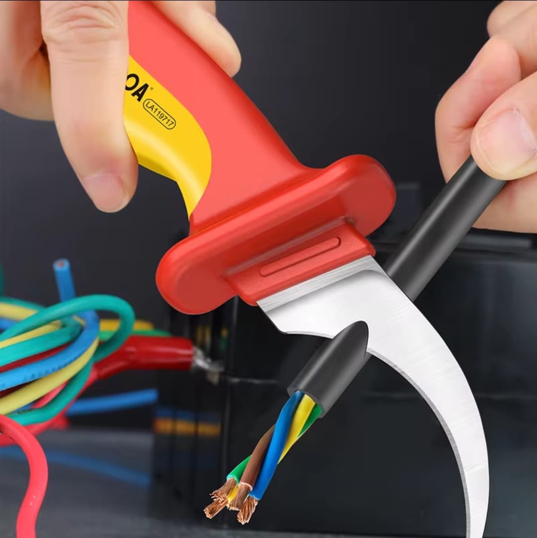 סכין חשמלאים מבודדת מקצועית LAOA VDE – תמונה 5