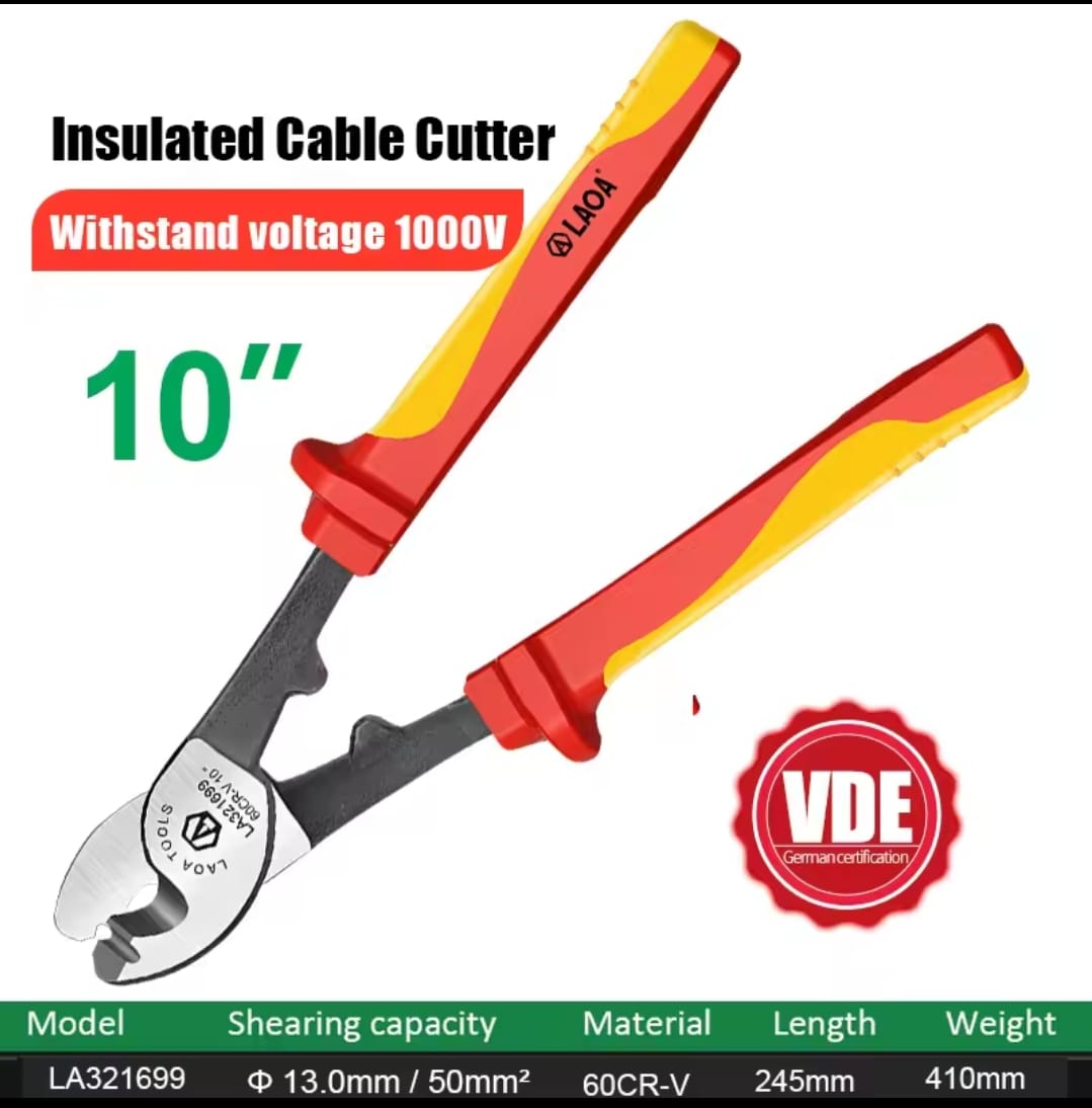 מספרי כבלים מבודדים 1000V מקצועיים LAOA VDE – תמונה 8