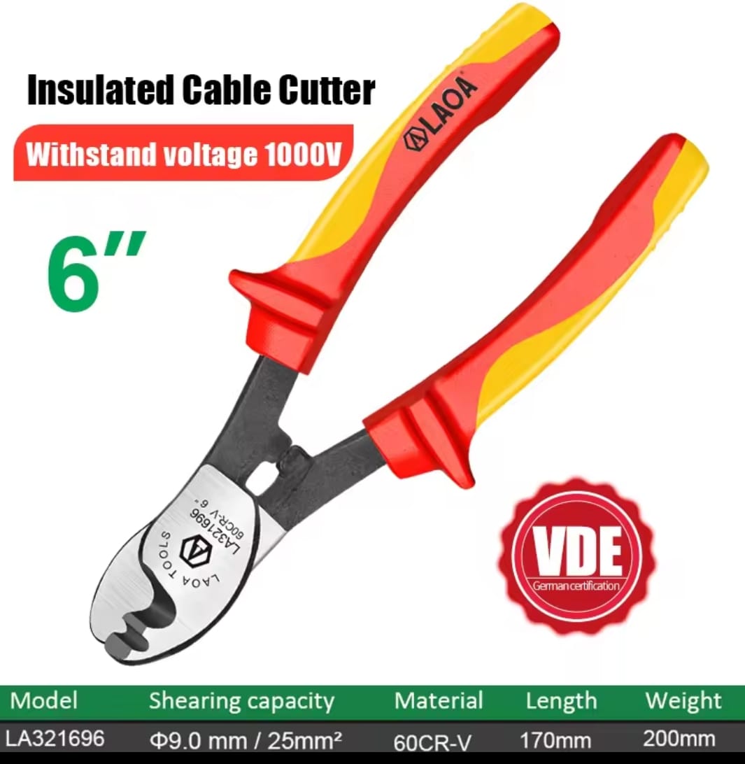 מספרי כבלים מבודדים 1000V מקצועיים LAOA VDE – תמונה 7