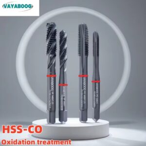 1 יחידה HSS-CO טבעת אדומה JIS סטנדרטית עם OX ספירלה מצופה ספירלה מצופה M2 M3 M4 M5 M6 M7 M8 M9 M10 M11 M12