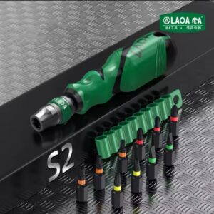 LAOA סט מברגים 10 ב-1 ו-20 ב-1 עם ראצ'ט ושחרור מהיר