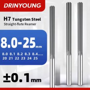 מכונת רימר קרביד DRINYOUNG עבור גרוב ישר אלומיניום מרווח 0.1 כלי 8.0-25 מ״מ CNC