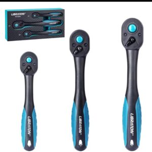 סט ראצ'טים מקצועיים עם מנגנון ראצ'ט 1/4" 3/8" 1/2"