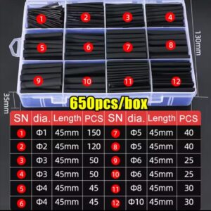 ערכת שרוולי בידוד מתכווצים בחום