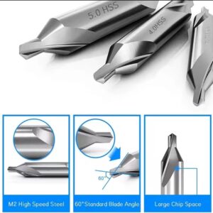 סט מקדחי מרכוז מקצועיים HSS