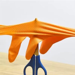 כפפות ניטריל כתומות חזקות במיוחד