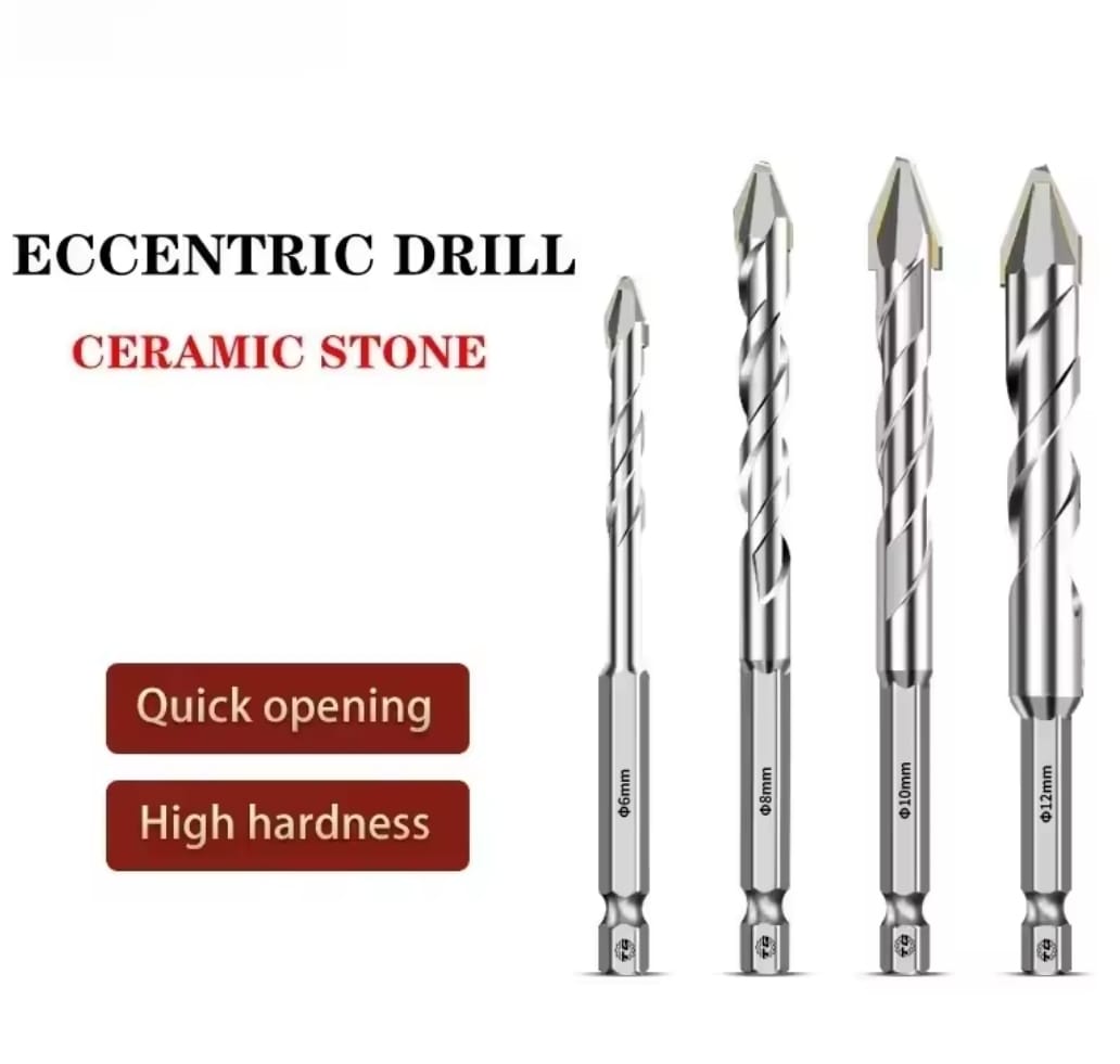 מקדח אקסצנטרי לעבודה קשה