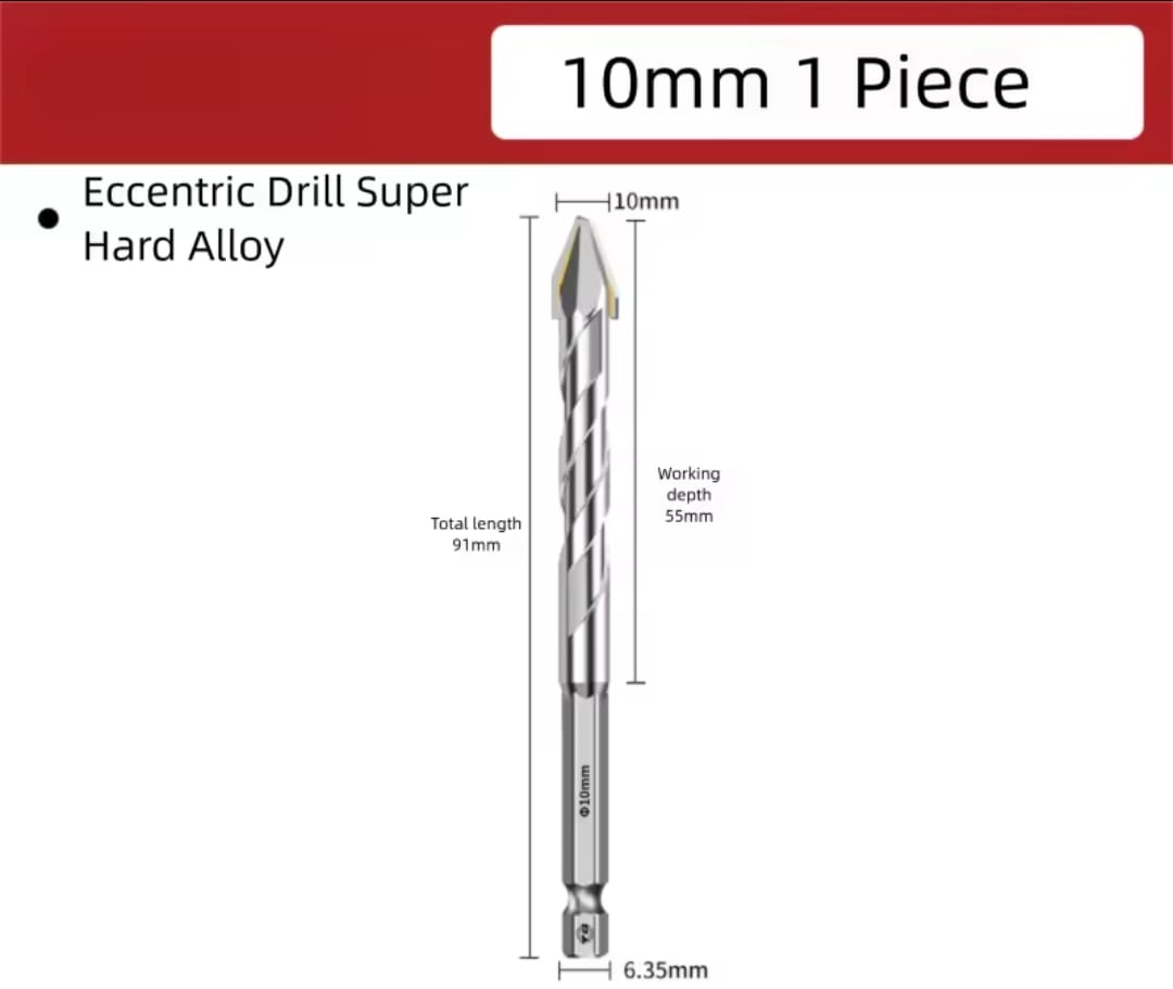 מקדח אקסצנטרי לעבודה קשה – תמונה 7