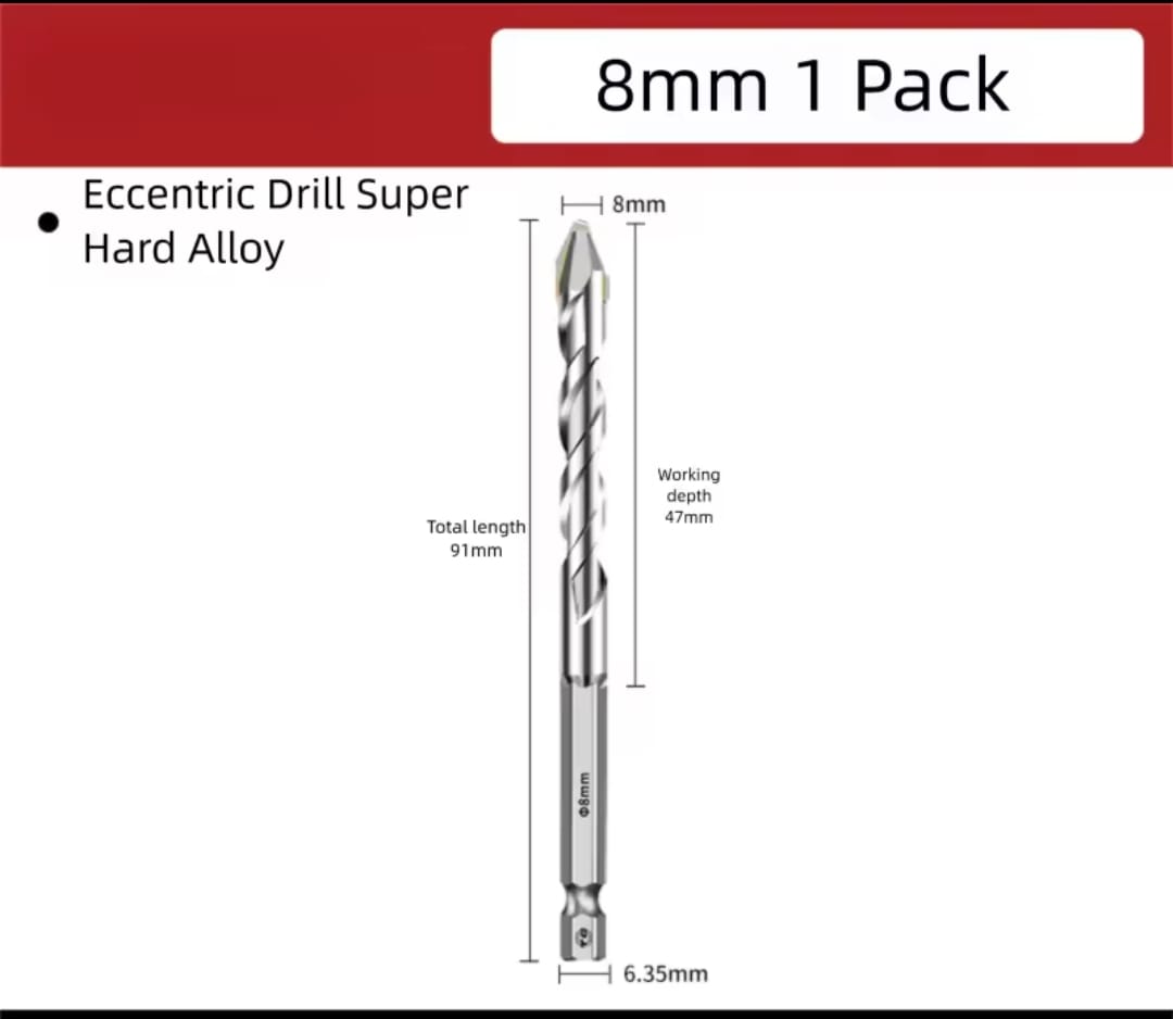 מקדח אקסצנטרי לעבודה קשה – תמונה 6
