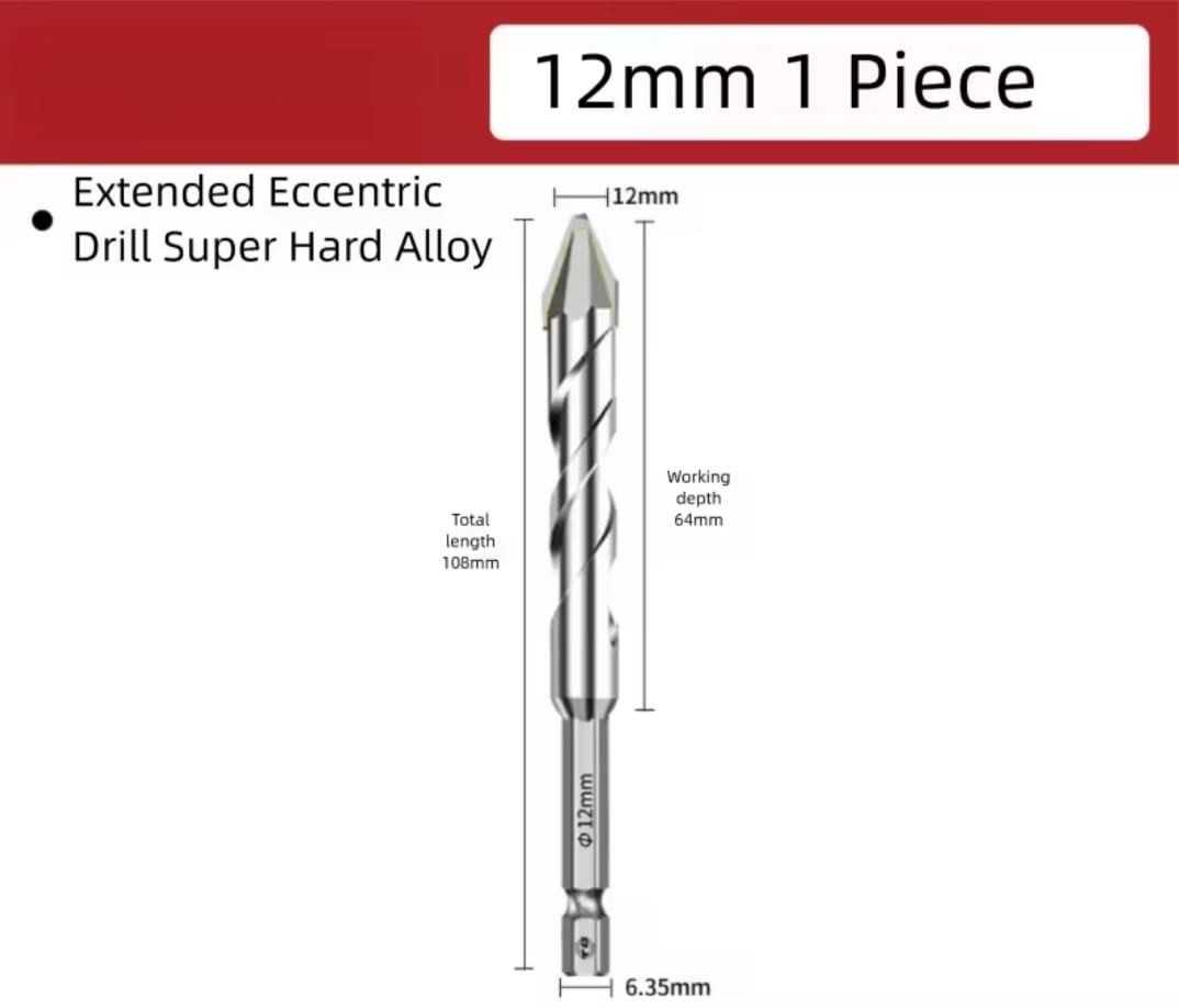 מקדח אקסצנטרי לעבודה קשה – תמונה 4