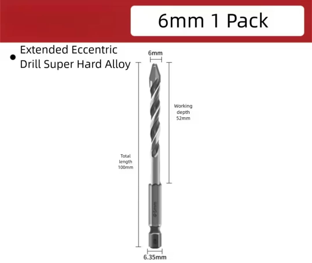 מקדח אקסצנטרי לעבודה קשה – תמונה 3