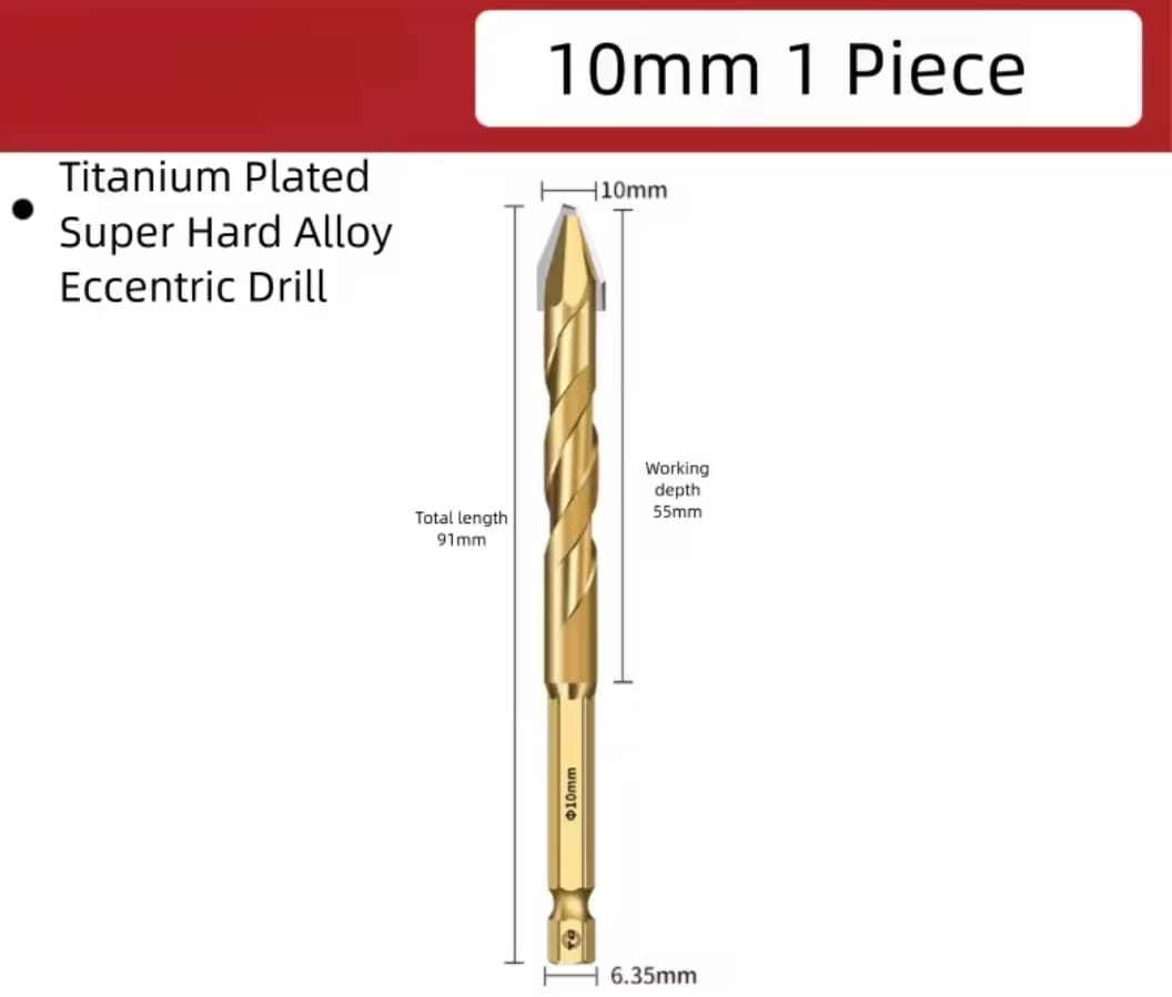 מקדח אקסצנטרי לעבודה קשה – תמונה 10