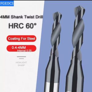 מקדח ספירלי מצופה לפלדה FGEDCS HRC60