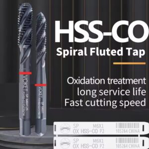 ברז ספירלי מפלדת HSS-Co