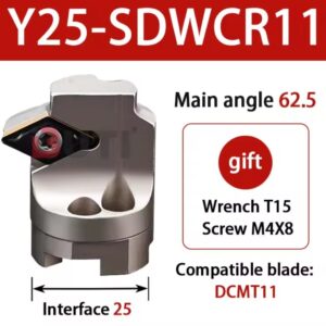 ראש מתחלף למוט חריטה פנימית