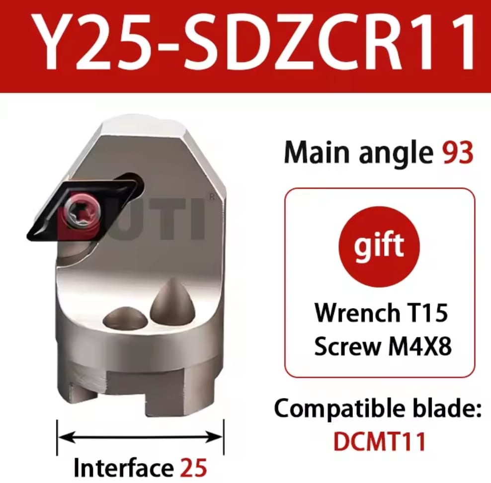 ראש מתחלף למוט חריטה פנימית – תמונה 3