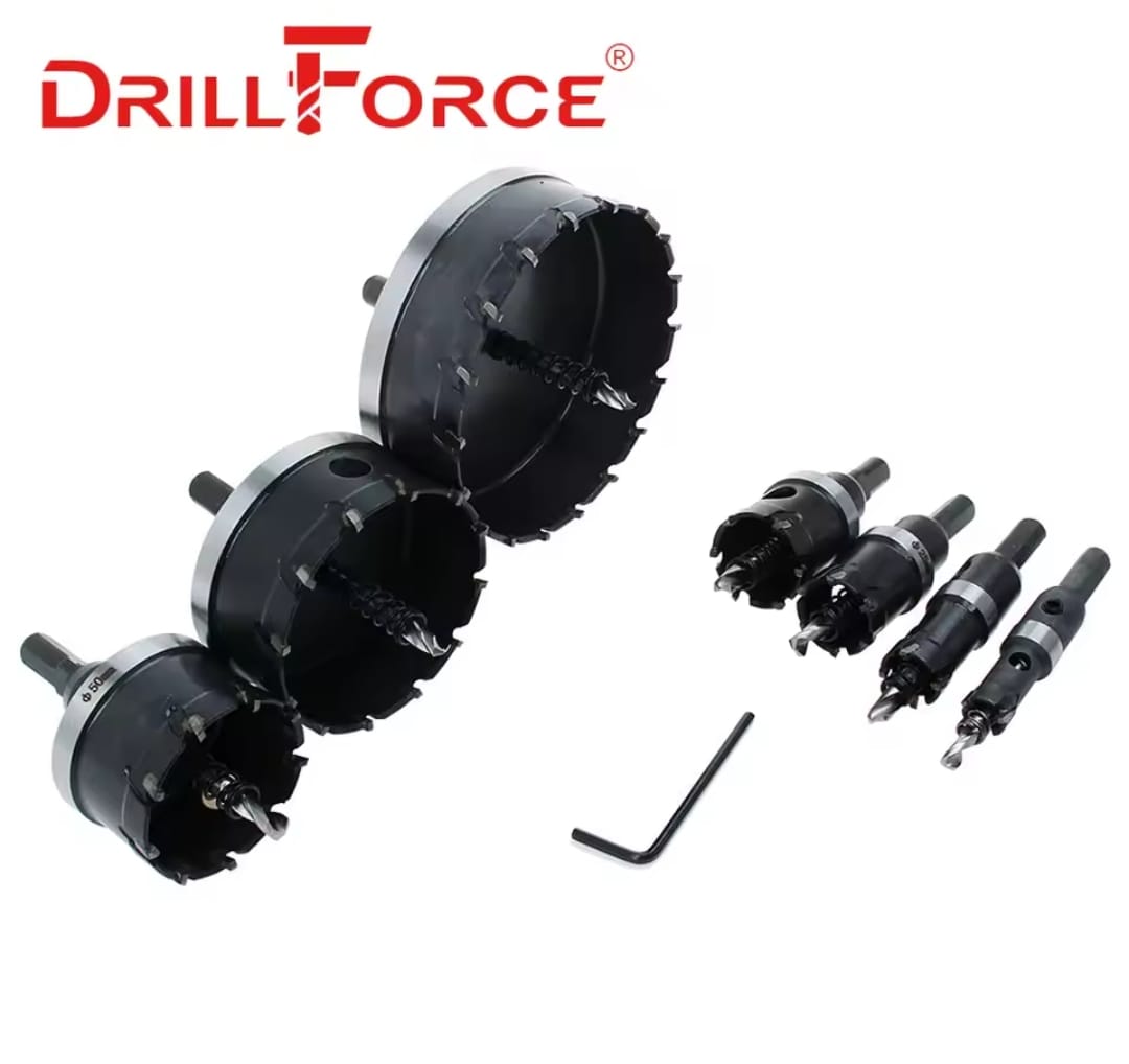 מקדח כוס TCT מקצועי לפלדת אל-חלד ומתכות קשות – תמונה 7