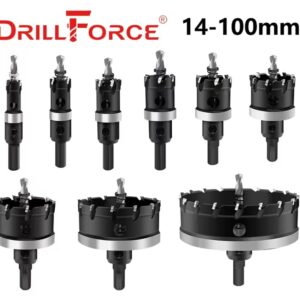 מקדח כוס TCT מקצועי לפלדת אל-חלד ומתכות קשות