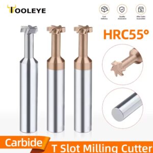 מסור פלדת קרביד עם חריץ T כלי CNC מתכת אלומיניום פלדת טונגסטן מסור קצה חריץ looleye T