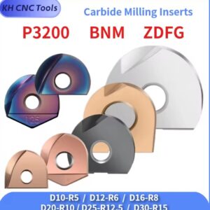 כלי הכנסת P3200 ZDFG BNM VIDIA עבור מסור כדור T2139 להב מסור חצי כדור R5/R6/R8/R10/R12.5/R15