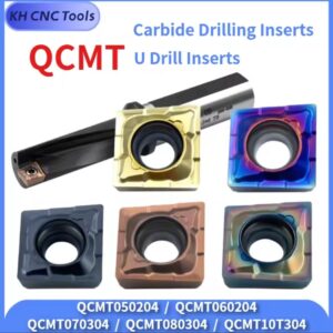 U מכניסי QCMT050204 060204 070304 080304 10T304 להבי VIDIA לחיתוך TCAP/SF דריל VIDIA קשיחים מתכתיים מהיר ואליל
