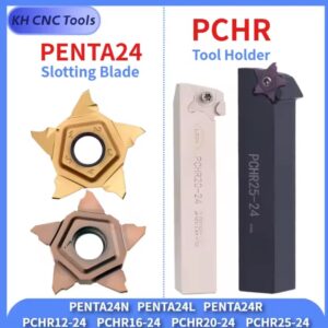 חריץ פנטגרם הכנס PENTA24N PENTA24L PENTA24R תושבת PCHR12-24 PCHR16-24 PCHR20-24 PCHR25-24 PENTA24 כלי עבור הכנס