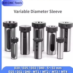 כלי חיתוך למכונת CNC, שרוול בקוטר משתנה D40 D20 D25 D32, מהדק  5 6 7 8 10 12 14 16 18 20 25 MT3 MT4 32mm MT1 MT2, שרוול מצמצם
