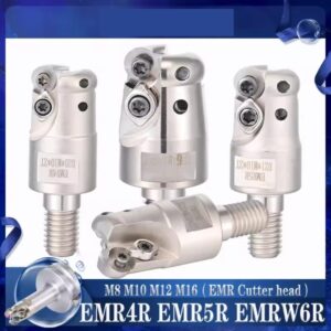 ראש כרסום EMR עם פלטות מתחלפות לכרסום מתכת EMR4R EMR5R EMRW6R