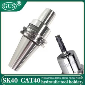 מחזיק כלי הידראולי SK40 JT40 CAT40 יחידה 1 GUS דיוק גבוה CNC ציר קולט PHC06/08/10/12/16/20/25/32 כלי תמיכה 0.003mm