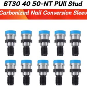 10 יחידות BT30-NT30 BT40-NT40 BT50-NT50 סטאד משיכה, ממיר BT40-NT40, מחזיק BT40 הופך למחזיק NT40, חוט גרירה