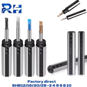 SHB12 16 20 25-3 4 5 6 7 8 10 12mm מחזיק כלי חריטה קטן מפלדת טונגסטן מחזיק כלי חריטה CNC חותך שרוך מחזיק קוטר קטן SHB