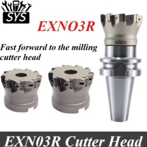 EXN03R חיתוך מהיר 40mm 50mm 63mm 80mm100mm ראש מסור פריסה LNMU0303ZER-MJ AH725 AH130 מכניס פריסה מהירה EXN03