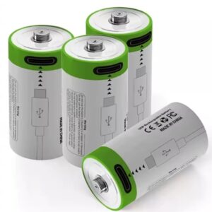 6 יחידות / הרבה סוללות ליתיום נטענות cr2 300mAh סוללה נטענת USB 1/2AA 3.6V PLC ציוד אלקטרוני סוללת ליתיום