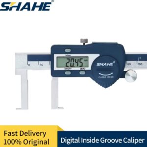 מכונת קליפר פנימית SHAHE 0.01 mm 22-150/25-200/30-300 mm מנירוסטה פנימית קליפר דיגיטלי עם נקודות שטוחות