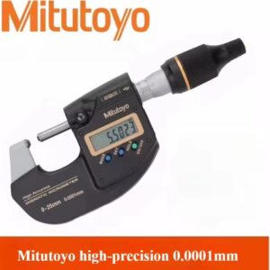 מיקרומטר דיגיטלי אלקטרוני בדיוק גבוה 0-25 מ"מ 0.1um 293-100-20 0.0001MM מיקרומטר דיגיטלי