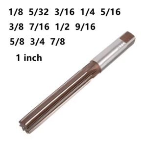 מגרסה ידנית H7 HSS 1/8 3/16 1/4 5/16 3/8 1/2 5/8 3/4 5/32 7/16 9/16 7/8 1 אינץ 'CNC ציר ישר ציר פריקה 3.175 מילימטר