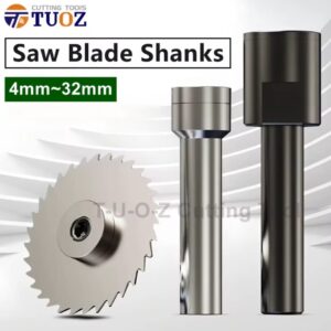 כלי חיתוך מתכת לחיתוך קדמי ואחורי של להבי ראות TUOZ, מחזיק להבי ראות Arbor בקוטר 10 מילימטר ו-13 מילימטר