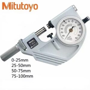 מד חגורה מיטוטויו יפן מהיר קליפר מחוץ למיקרומטר 523-121 523-122 523-123 523-124 כלי מדידה
