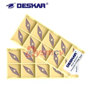 VNMG160404 VNMG160408-MS HS MA LF6018 10 יחידות DESKAR באיכות גבוהה עיבוד כלי חיתוך CNC להב חיתוך לטור מפלדת אל-חלד