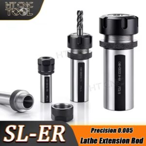 מוט הארכה למחרטה C20 C25 C32 C40 ER16 ER20 ER25 ER32 מחזיק כלי CNC בעל דיוק גבוה ועמיד בפני זעזועים, מוט הארכה לכלי עבודה